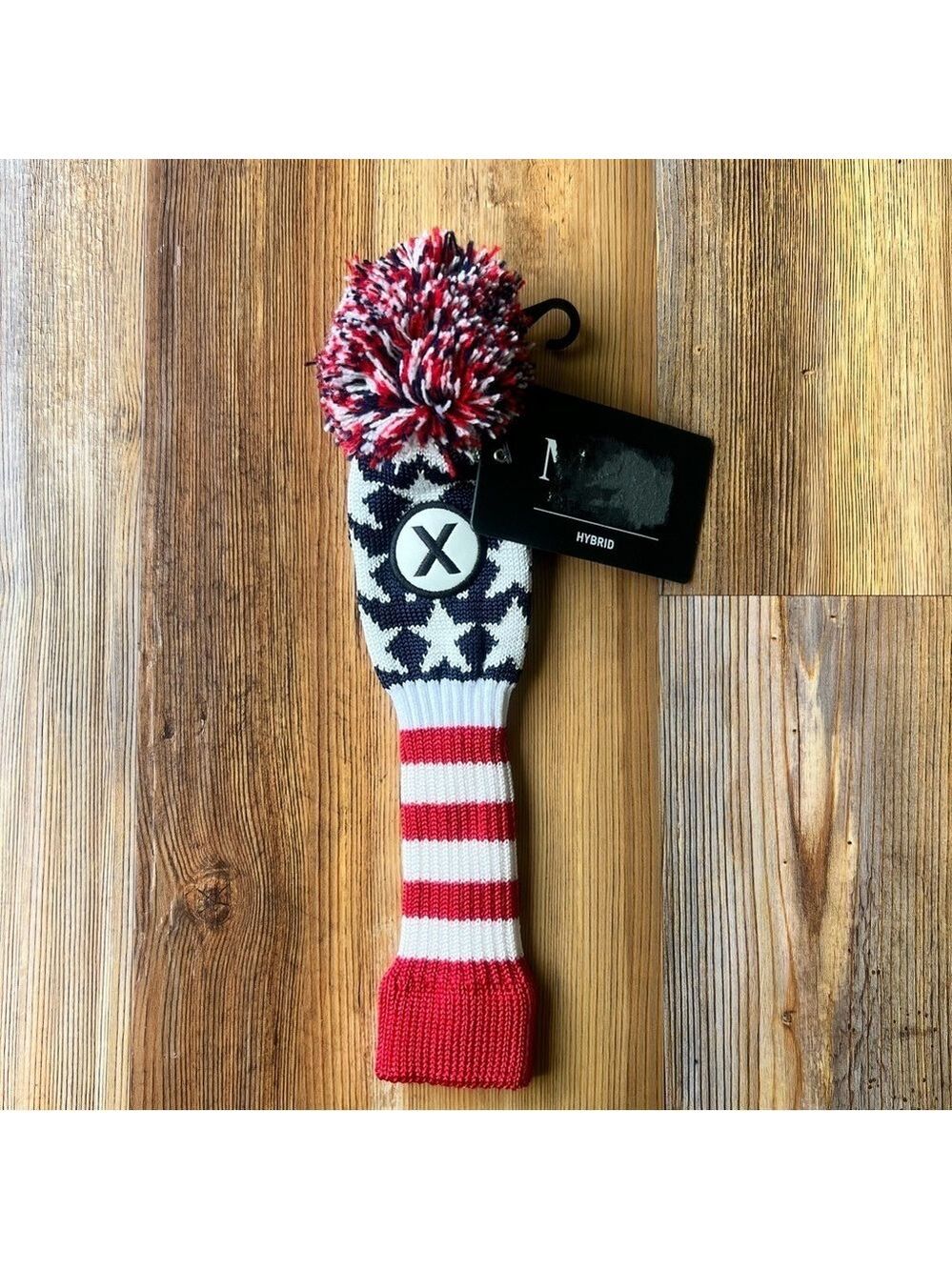Maxfli Golf Red White Blue Knit Hybrid Headcover #C001